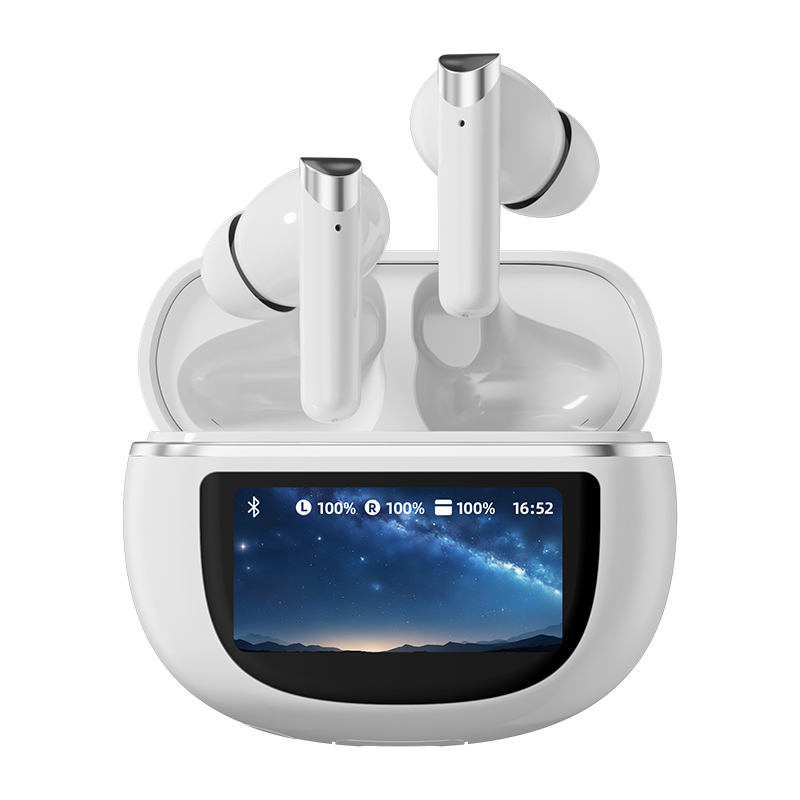 ETEK無線イヤホン,Bluetooth 5.4タッチ制御 ANCイヤホン,500mAh 急速充電TWS ((黒/白/複素)