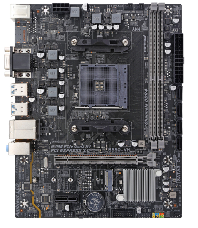 ETEK AM4ソケット Micro-ATX マザーボード AMD Ryzen CPU用 デュアルチャネル DDR4 3600MHz PCIe 4.0*16 スロット