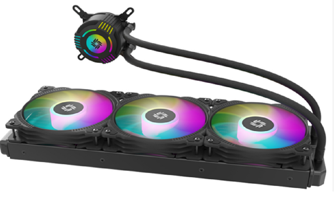 360mm ARGB Liquid CPU Cooler with 400mm Rubber Hose and PWM Fan 1800 RPM for High-Performance Cooling