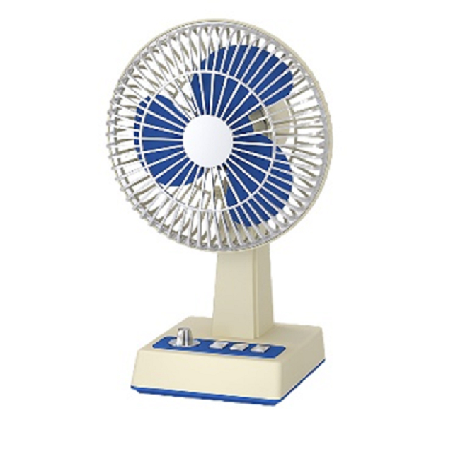 ETEK 3600mAh 再充電可能なブラシレスモーターファン 5-8H 実行時間 緑/ピンク