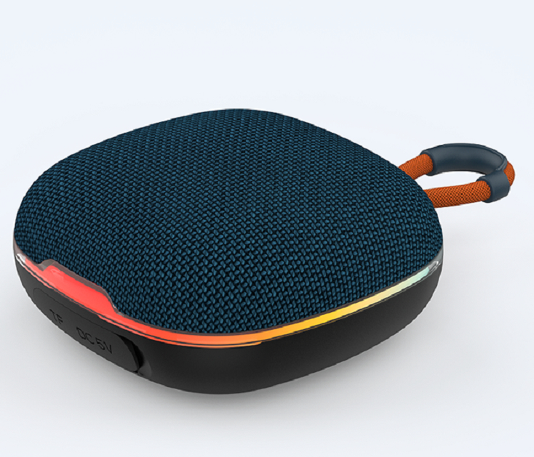 無線Bluetooth スピーカーBluetooth 53JL スキム 10M 範囲 52mm ドライバー 5W*2 出力 TF カード スロット RGB ライト