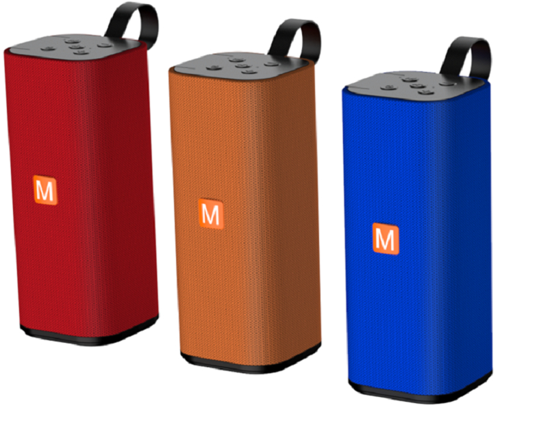 6Wポータブルブルートゥーススピーカー,ABS+ファブリック,ジー・リチップ,TF/FM/AUX/USB,ハンドフリーコール,1200mAhバッテリー