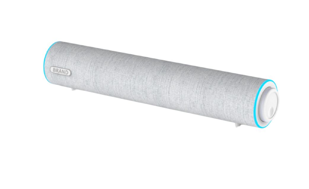 3W*2 デスクトップサウンドバー、デュアル2インチドライバー、35Hz-16kHz、>36dBセパレーション、USB電源 (DC 5V)、プラスチック+布仕上げ、1.3mケーブル