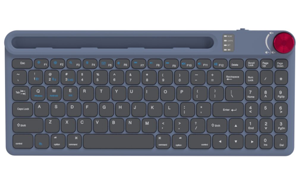 96キー Bluetooth 5.0 キーボード、デュアル BT 3.0/5.0、単4電池、カスタムロゴ