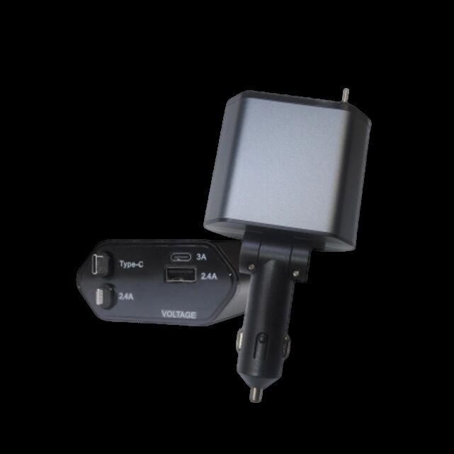 100W アルミ合金車充電器 66W PD,USB-A & ライトニング,Apple / Android デバイスのために
