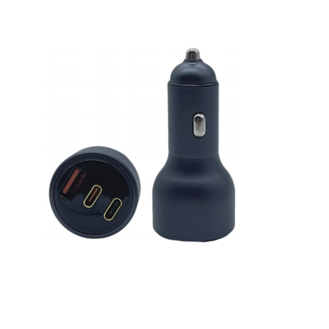95Wの自動車充電器,ダブルタイプC + USB-A,65WPDの高速充電