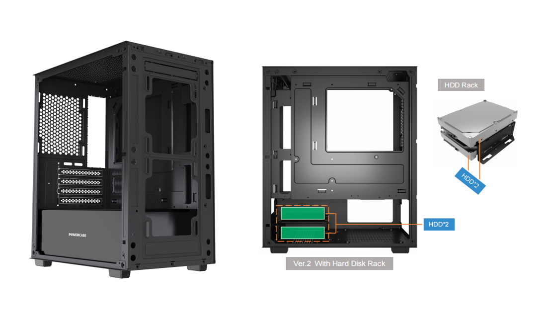 MATXミッドタワーケース,加熱ガラスサイドパネル,240mm AIO & 300mm GPUサポート