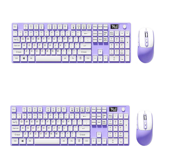 デュアルモード充電式コンボ、50M キー + 7 キーマウス、Type-C 高速充電