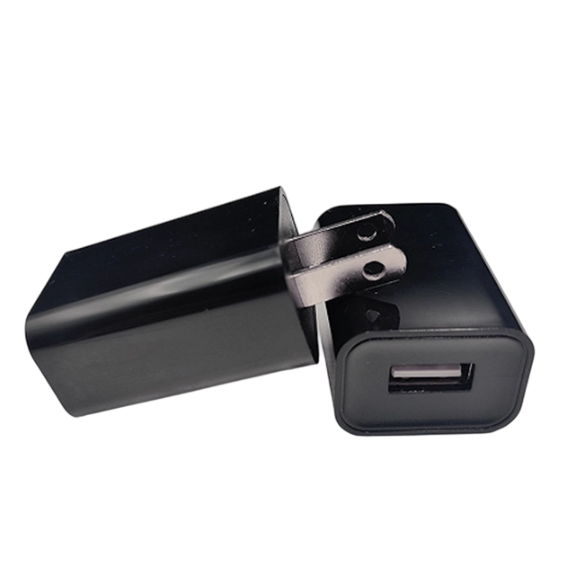 5W EU USB 充電器 5V1A 出力 ブラック/ホワイト カラー ボックス