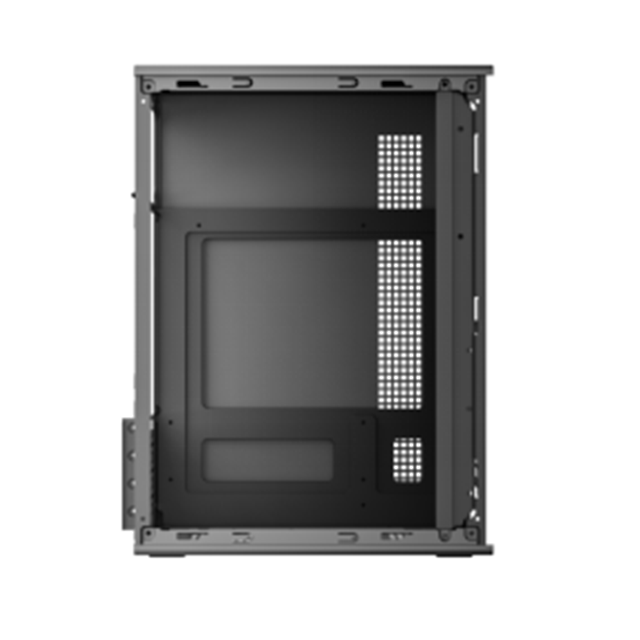 コンパクトATXケース 0.33mm SPCC,フロント12cmファン,ダブルUSB+オーディオ,M-ATXサポート, 260*160*350mm