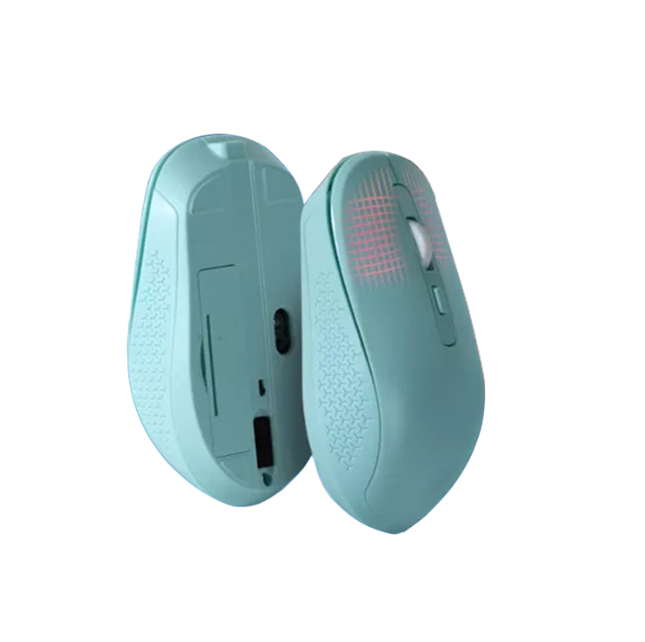 4Dワイヤレスマウス 2.4GHz接続 3段階DPI AA電池付き 黒/白/ピンク/青